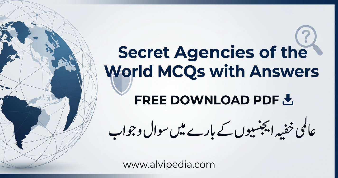 30 Secret Agencies of the World MCQs